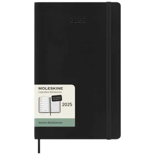 Moleskine Pehmeäkantinen L-viikkokalenteri 12 Kuukaudelle – Saksankielinen