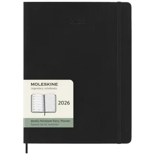 Moleskine Pehmeäkantinen Xl-kalenteri 12 Kuukaudelle
