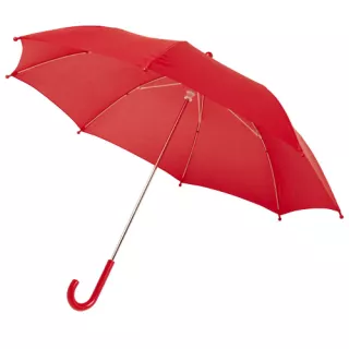 Nina-sateenvarjo Lapsille, 17 Tuumaa, Tuulenkestävä Punainen