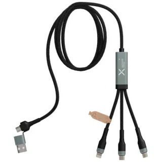 Scx.design C53 100 W:n Rpet-muovista Valmistettu Ultranopea 5-in-1-latauskaapeli