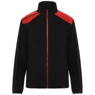 Terrano Microfleece-takki, Unisex Musta / Punainen