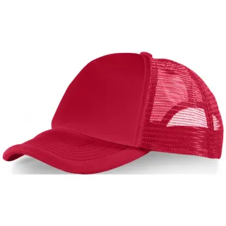 Trucker-lakki, 5-paneelinen Punainen / Punainen