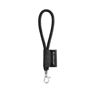 75090. Set Lanyard Tube Short (Ø 7 Mm) 9 Mm:n Sulkurenkaalla Musta