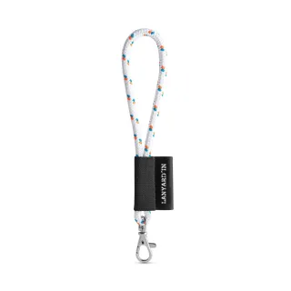 75092. Set Lanyard Nautic Short (Ø 7 Mm) Setti 9 Mm:n Sulkurenkaalla 301 - Valkoinen