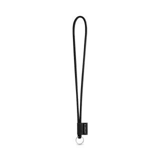 75093. Set Lanyard Tube Long (Ø 7 Mm) Renkaalla Ø 32 Mm Musta