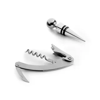 Barrel. Sinkki- Ja Ruostumattomasta Teräksestä Valmistettu Viinisarja Satiinihopea