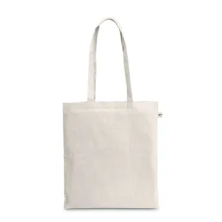 Beja. 100 % Kierrätetystä Puuvillasta Valmistettu Laukku (180 G/m²) Natural (vaalea)