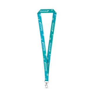 Brighton. Set Lanyard Sublimation Long Ii (20 Mm) 20 Mm:n Sulkurenkaalla Valkoinen