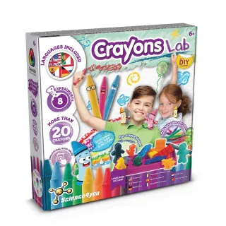 Crayon Factory Kit Iii. Opetuspeli Toimitetaan Voimapaperisen Lahjapussin (100 G/m²) Kanssa Valkoinen