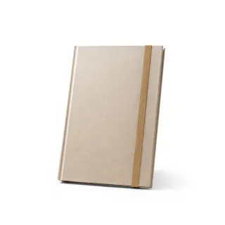 Dickinson. A5 Hardcover Notebook Made Of Sugar Cane Paper (80% Sugar Cane) With Lined Pages Natural