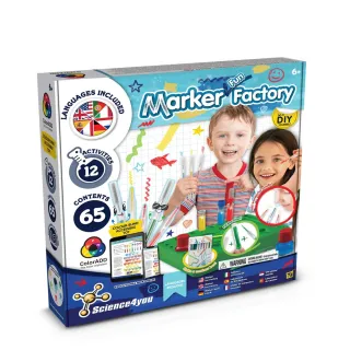 Diy Pen Factory Kit Iii. Opetuspeli Toimitetaan Voimapaperisen Lahjapussin (100 G/m²) Kanssa Valkoinen