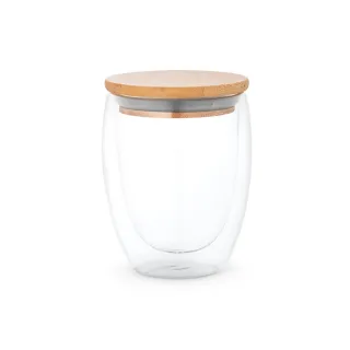 Ecuador Borosilicate Glass Travel Cup 350 Ml Natural