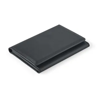 Harald. Suurikapasiteettinen Magneettinen Pu-lompakko Rfid-suojauksella Musta