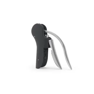 Lagrein. Abs And Zinc Corkscrew With Automatic Lever For Easy Opening Musta