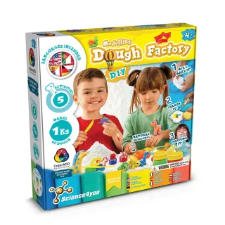 Modeling Dough Factory Kit Iii. Opetuspeli Toimitetaan Voimapaperisen Lahjapussin (100 G/m²) Kanssa Valkoinen