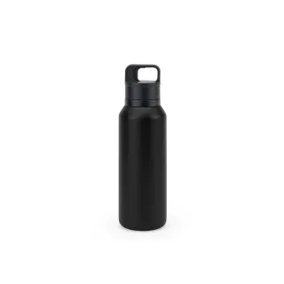 Nicklaus. Stainless Steel Bottle (91% Recycled) With Vacuum Insulated Double Wall 590 Ml Musta