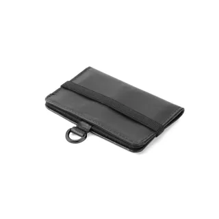 Orvyn. Nahkainen Rfid-lompakko 10 Kortille Musta