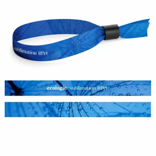 Painettu Näyte Sublimation Slim Ii (15 Mm) -ranneke Kierrätetystä Polyesteristä (100 % Rpet) 301 - Valkoinen