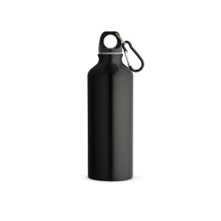 Re-landscape Kierrätetty Alumiinipullo, Jossa On Karabiini 530 Ml Musta