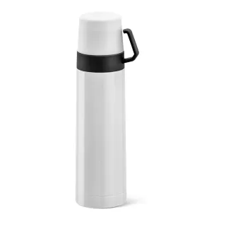 Safe. Ruostumattomasta Teräksestä Ja Pp:stä Valmistettu Termospullo 490 Ml Valkoinen