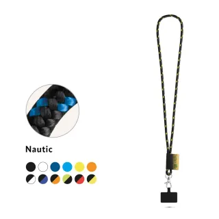 Stafford. Nautic-narusarja, Pitkä (Ø 7 Mm), Jossa 9 Mm:n Sulkurengas Ja Kännykkäpidike Musta