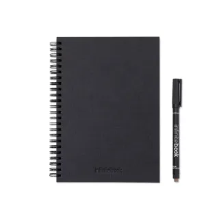 Starter Kit Infinitebook A5 Planner Texture Musta