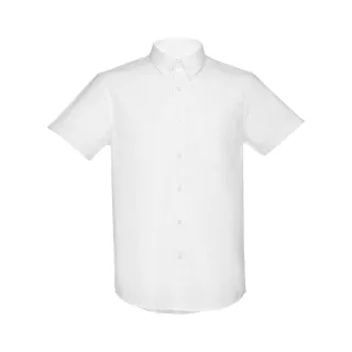 Thc London Wh. Miesten Lyhythihainen Oxford-paita. Valkoinen Väri Valkoinen