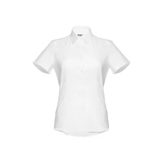 Thc London Women Wh. Naisten Lyhythihainen Oxford-paita. Valkoinen Väri Valkoinen