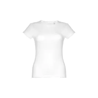 Thc Sofia Wh. Naisten Puuvillainen T-paita Vyöllä. Valkoinen Väri Valkoinen