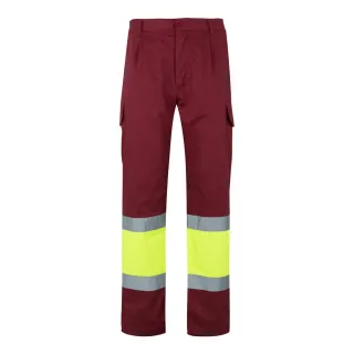 Vl Athena. Kaksiväriset Twill-housut (210 G/m²), Vuoratut, Monitaskuiset, Puuvillaa (20 %) Ja Polyesteriä (80 %)