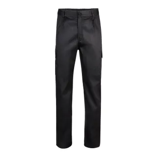 Vl Mabon. Monitaskuiset Twill-housut (200 G/m²), Puuvillaa (35 %) Ja Polyesteriä (65 %) Musta