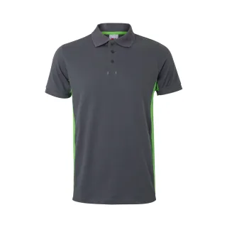 Vl Supay. Two-tone Piqué Polo Shirt (180g/m²), Short Sleeve, In Cotton (60%) And Polyester (40%)