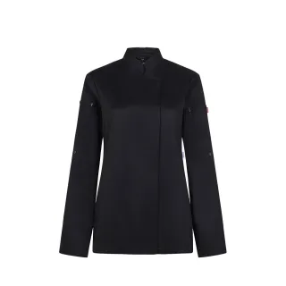 Vl Thoth. Naisten Keittiötakki (190 G/m²), Valmistettu Puuvillasta (35 %) Ja Kierrätetystä Polyesteristä (65 %) Musta