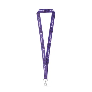Windsor. Set Lanyard Sublimation Long Ii (20 Mm) Kierrätetystä Polyesteristä (100 % Rpet) Ja 20 Mm:n Sulkurenkaalla Valkoinen