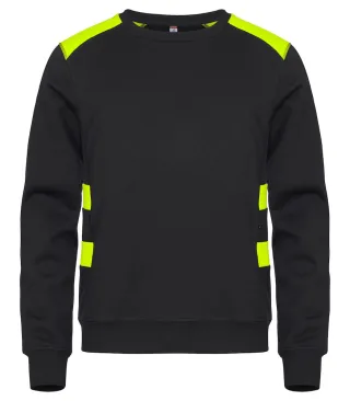 Clique Ambition Roundneck Huomionkeltainen