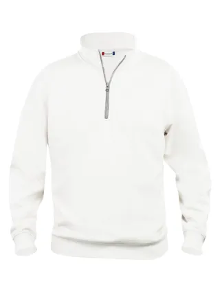 Clique Basic Half Zip Valkoinen