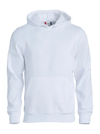 Clique Basic Hoody Junior Valkoinen