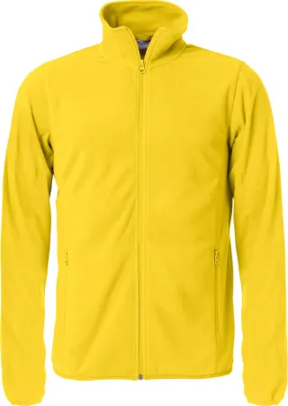 Clique Basic Micro Fleece Jacket Kirkas Keltainen