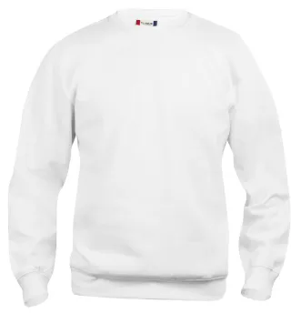 Clique Basic Roundneck Junior Valkoinen
