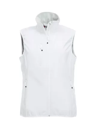 Clique Basic Softshell Vest Ladies Valkoinen