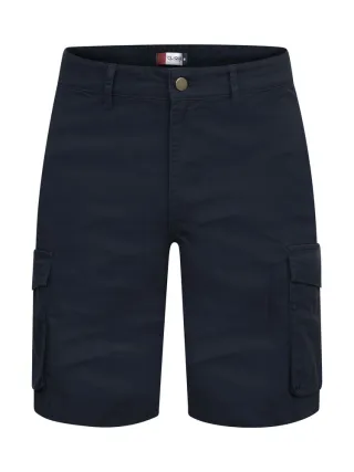 Clique Cargo Shorts Tummansininen
