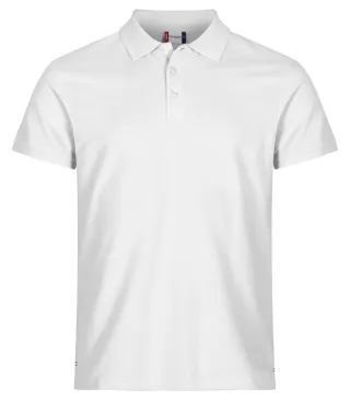 Clique Heavy Premium Polo Valkoinen