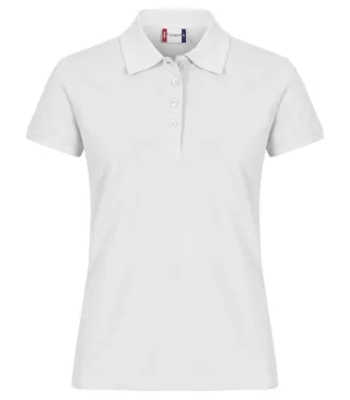 Clique Heavy Premium Polo Women Valkoinen