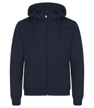 Clique Miami Hoody Full Zip Tummansininen