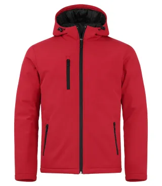 Clique Padded Hoody Softshell Punainen