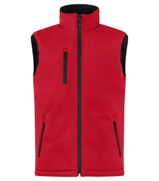 Clique Padded Softshell Vest Punainen