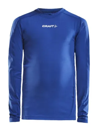 Craft Ability Compression Long Sleeve Jr Club Cobolt