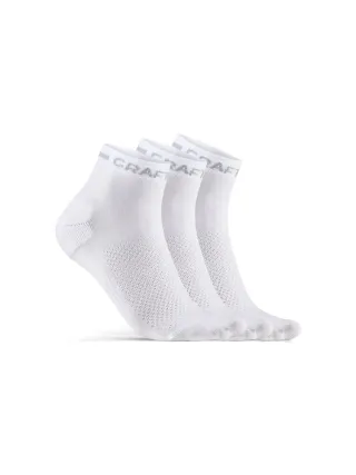 Craft Active Mid Sock 3-pack Valkoinen