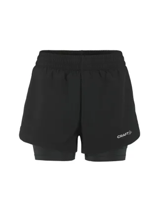 Craft Adv Essence 2-in-1 Shorts 2 W Black
