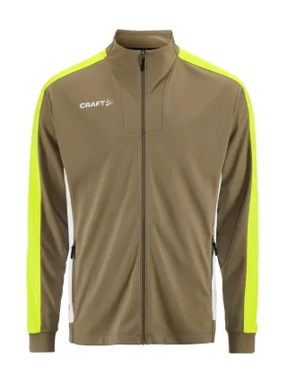 Craft Evolve 2.0 Contrast Full Zip Jacket M Raw / Contrast Yellow